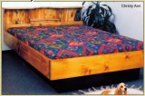 Christy Ann Solid Pine Hardside Waterbed Frame and Base