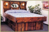 Crestwood Solid Pine Hardside Waterbed Frame Kit
