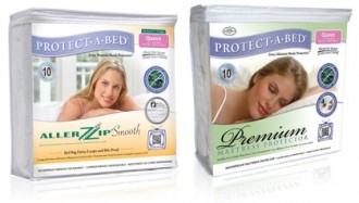 Premium Mattress Protector and AllerZip Mattress Encasement Kit.