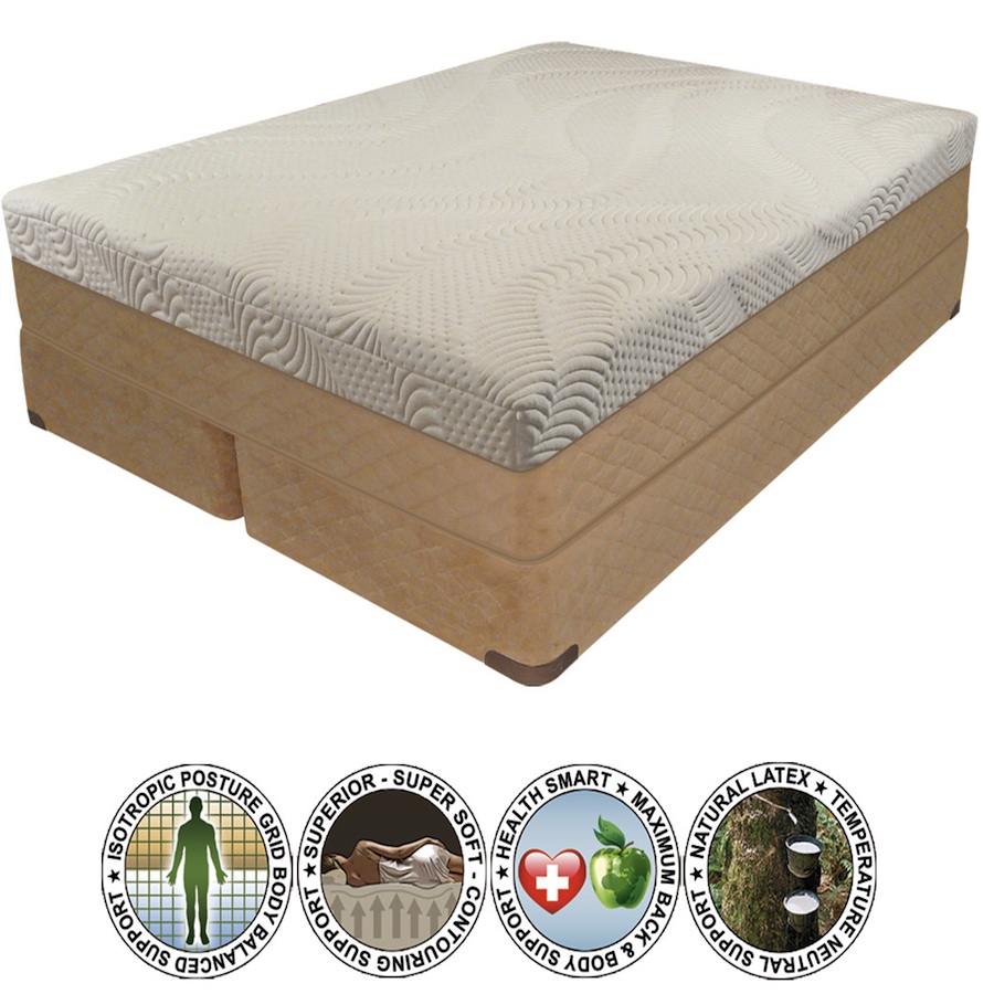 Latex mattresses, latex pillows and other latex bedding products including latex toppers