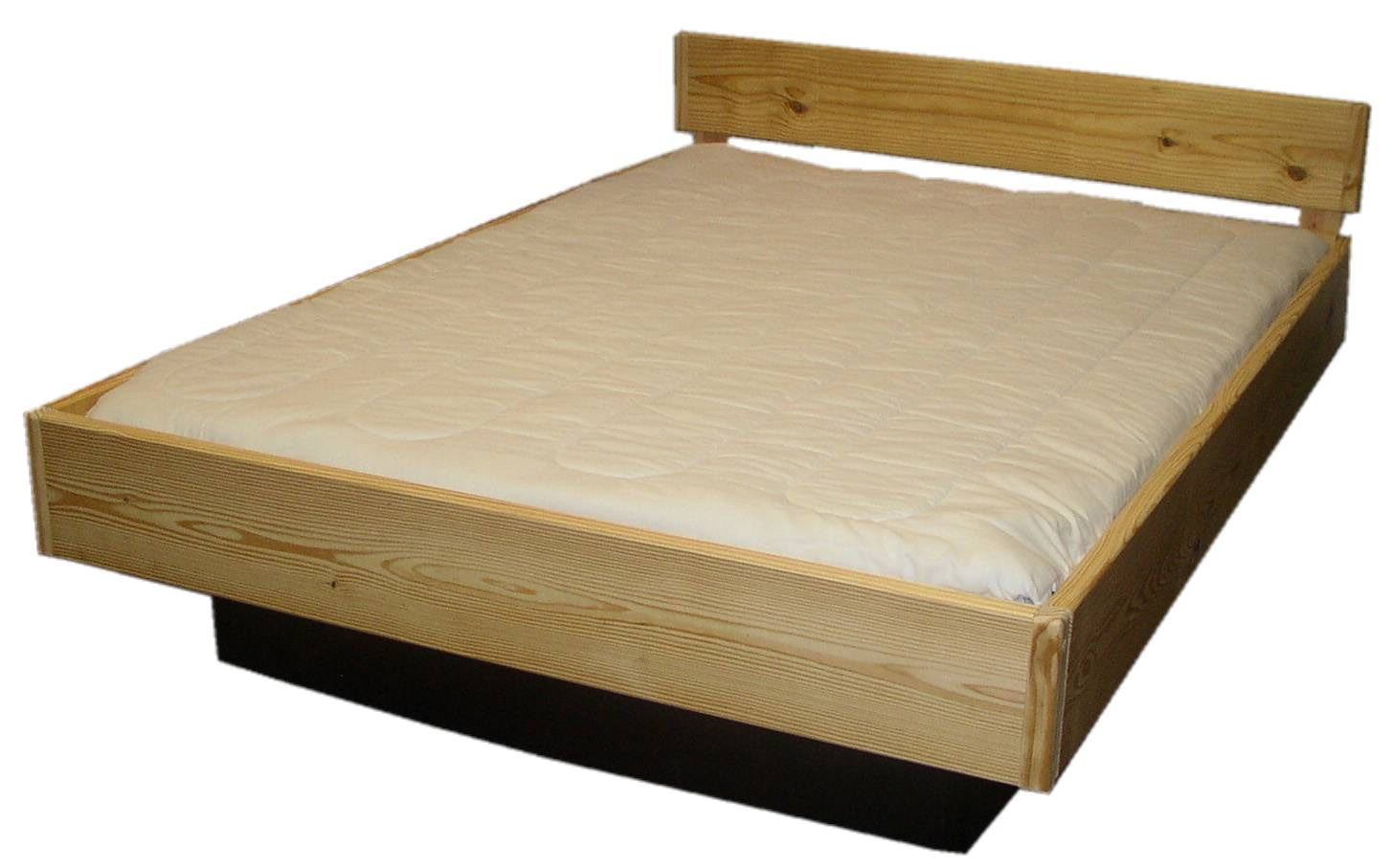 natural wood hardside waterbed